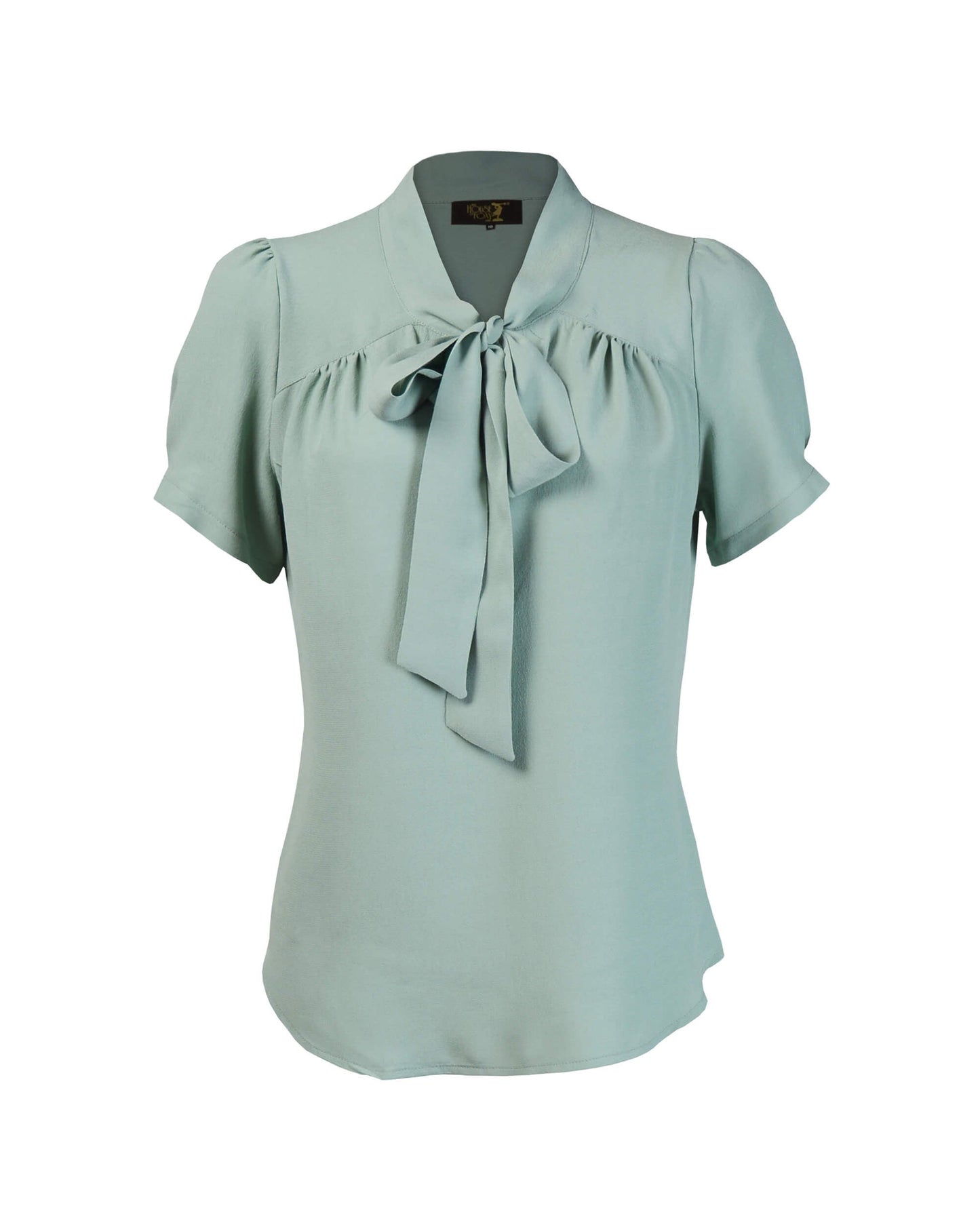 1930s Beau Blouse - Duck Egg