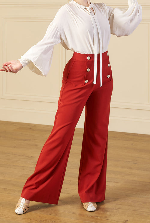 1930s Sailor Pants - Rust