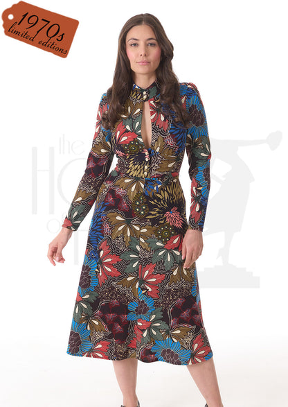 1970s Barbara Keyhole Dress - Delic