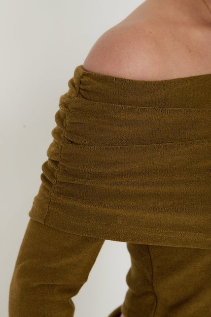 Myla Long Sleeve Top | Olive