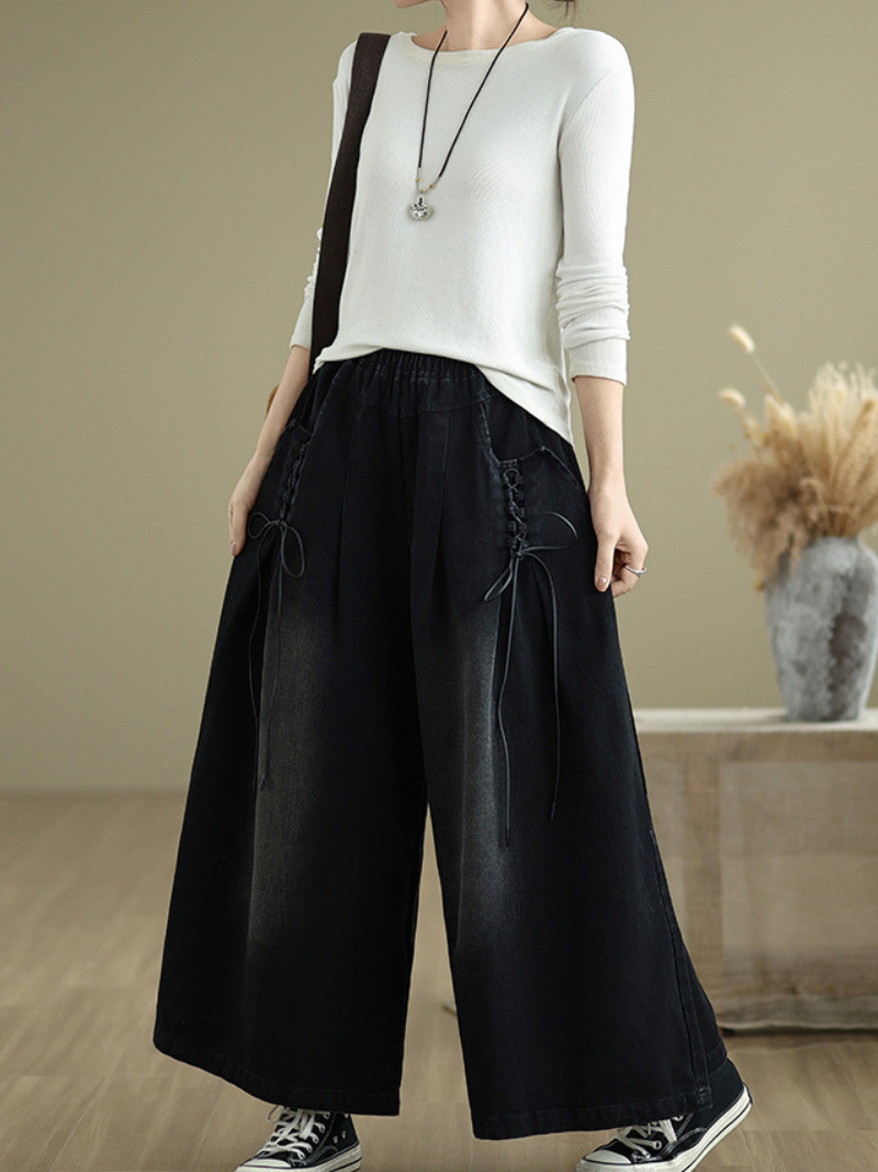 Women's Trendy Daily Comfort Style High Waist Trouser Bottom