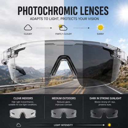 ‚òÄÔ∏èUV 400 Photochromic Polarized Safety Glasses