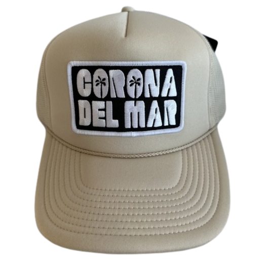 Corona Del Mar Palm Patch Trucker Hat