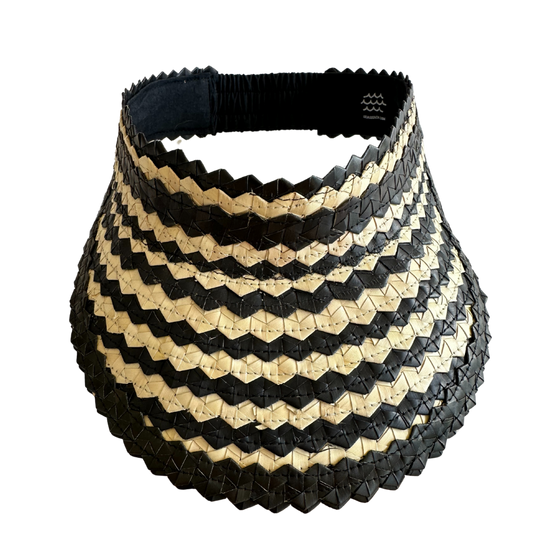 Stripe Woven Playa Visor