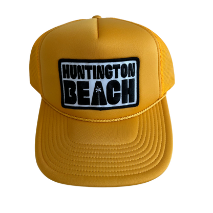 Huntington Beach Palm Patch Trucker Hat