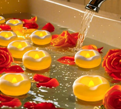 üïØÔ∏èWater-Activated Flameless Floating LED Candles ‚Äì Romantic Waterproof Glow for Any Occasion