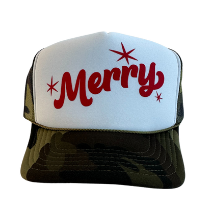 Merry Trucker Hat