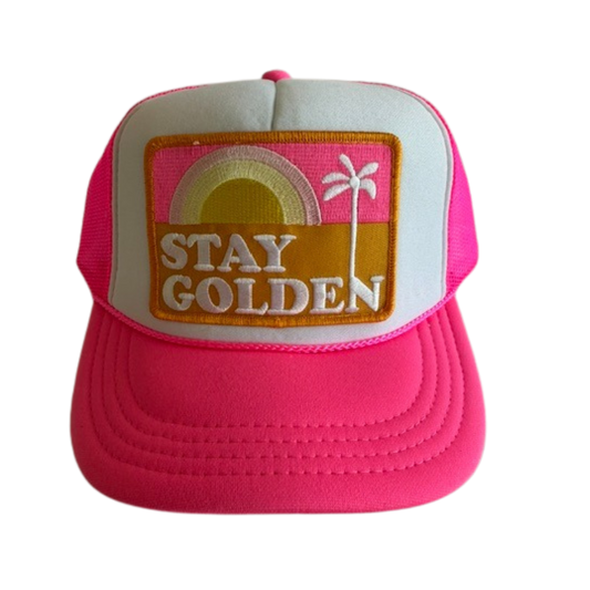 Stay Golden Kids Trucker Hat