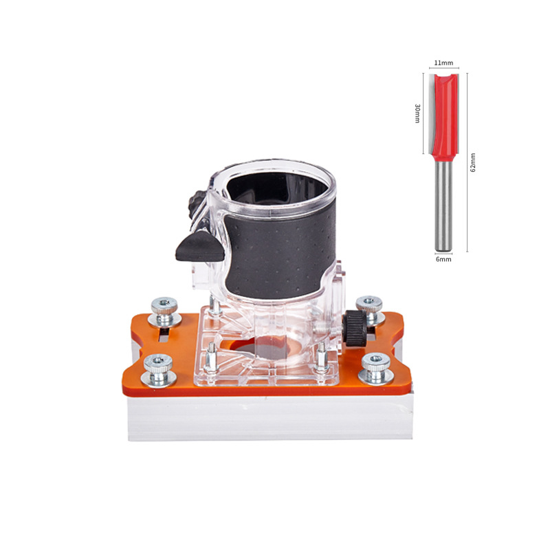Dailyardtool¬Æ 2-in-1 Woodworking Trimmer Slotting Auxiliary Positioning Bracket