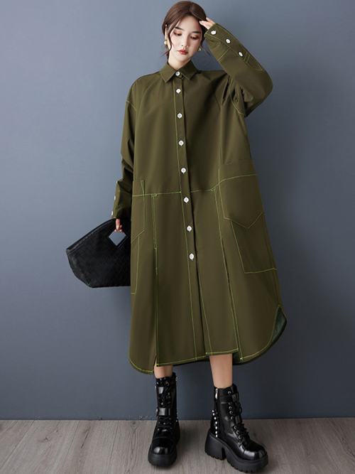 Chic Style Relaxed Fit Women's Shirt Dress | Eva Trends