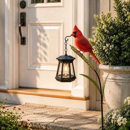 üê¶ Cardinal Solar Light‚ÄîA Beautiful Garden Light That Feels Full of Life