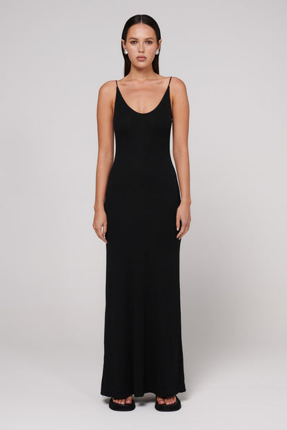 Louise Maxi Dress - Black