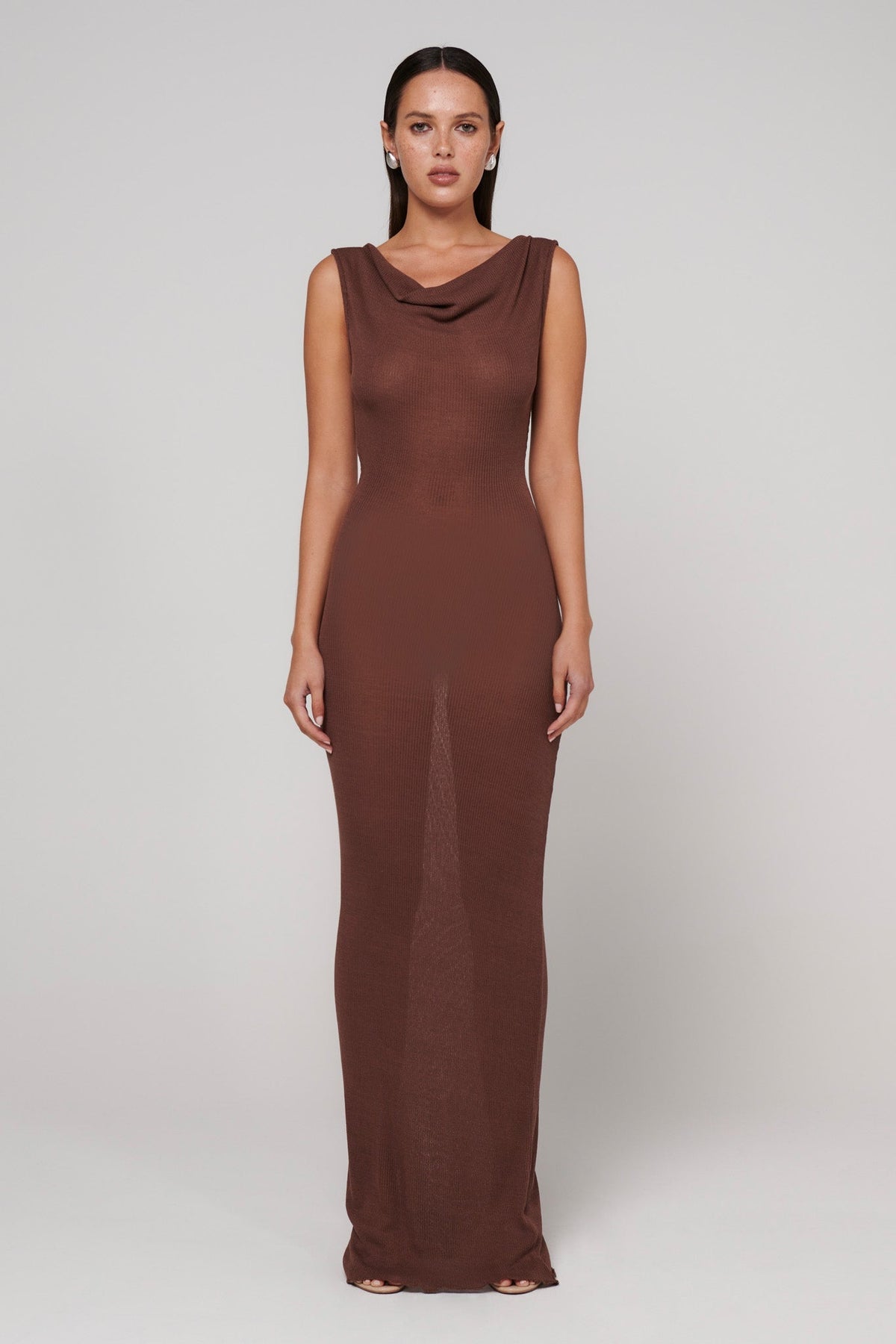 Kyra Maxi Dress - Bark
