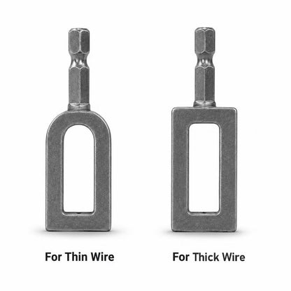 üß∞Steel Wire Twisting Tool for Drill - Fast Tightening & Auto Trimming Wire Twist Attachment