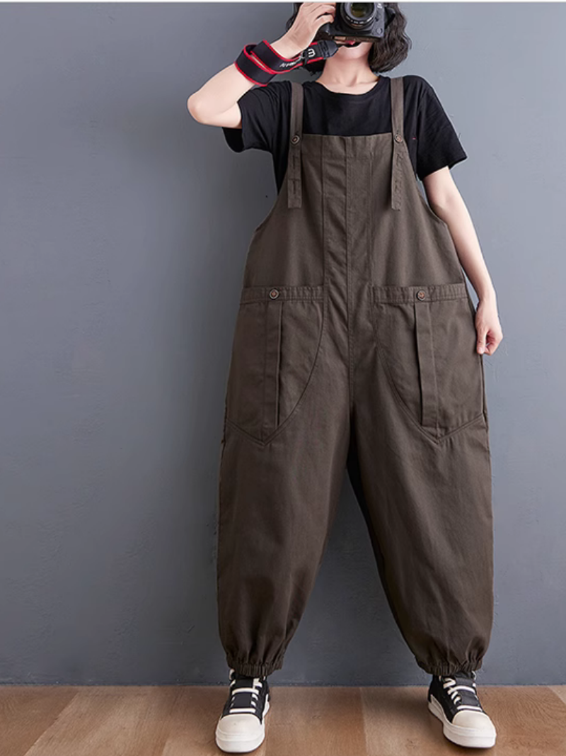 Solid Color Overalls - Comfy Everyday Fit | Eva Trends