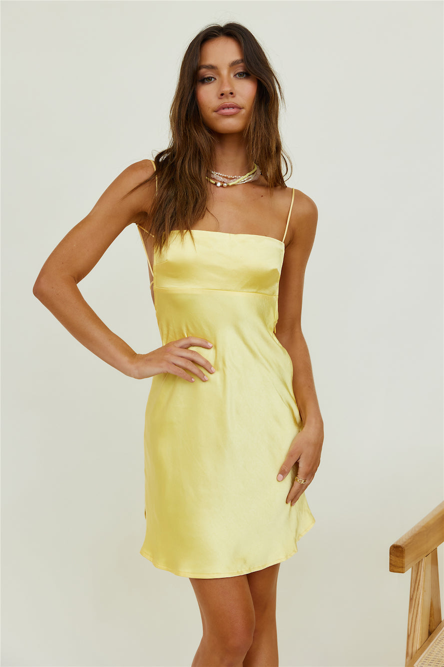Ivy Mini Dress - Yellow