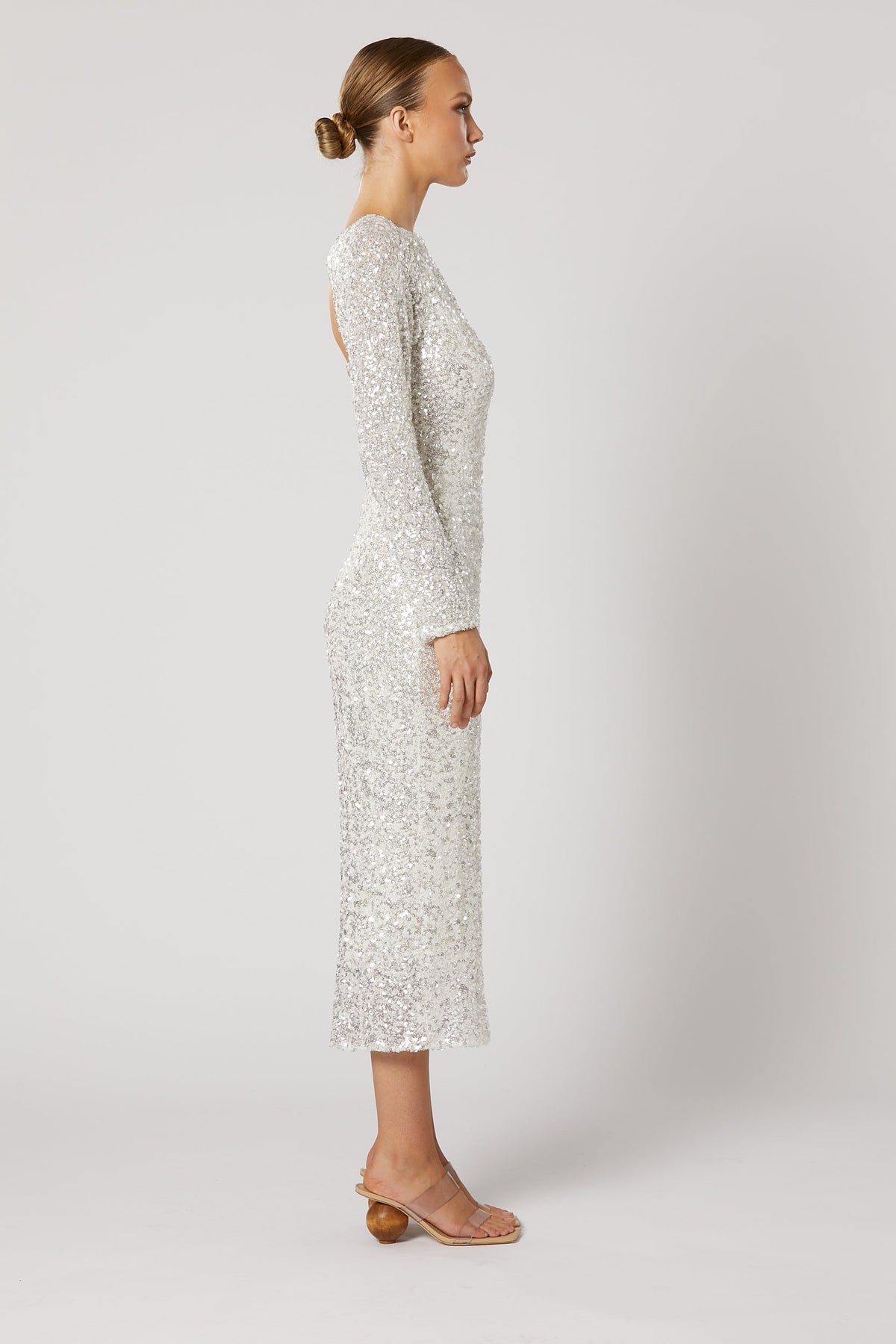 Quest Long Sleeve Dress - White