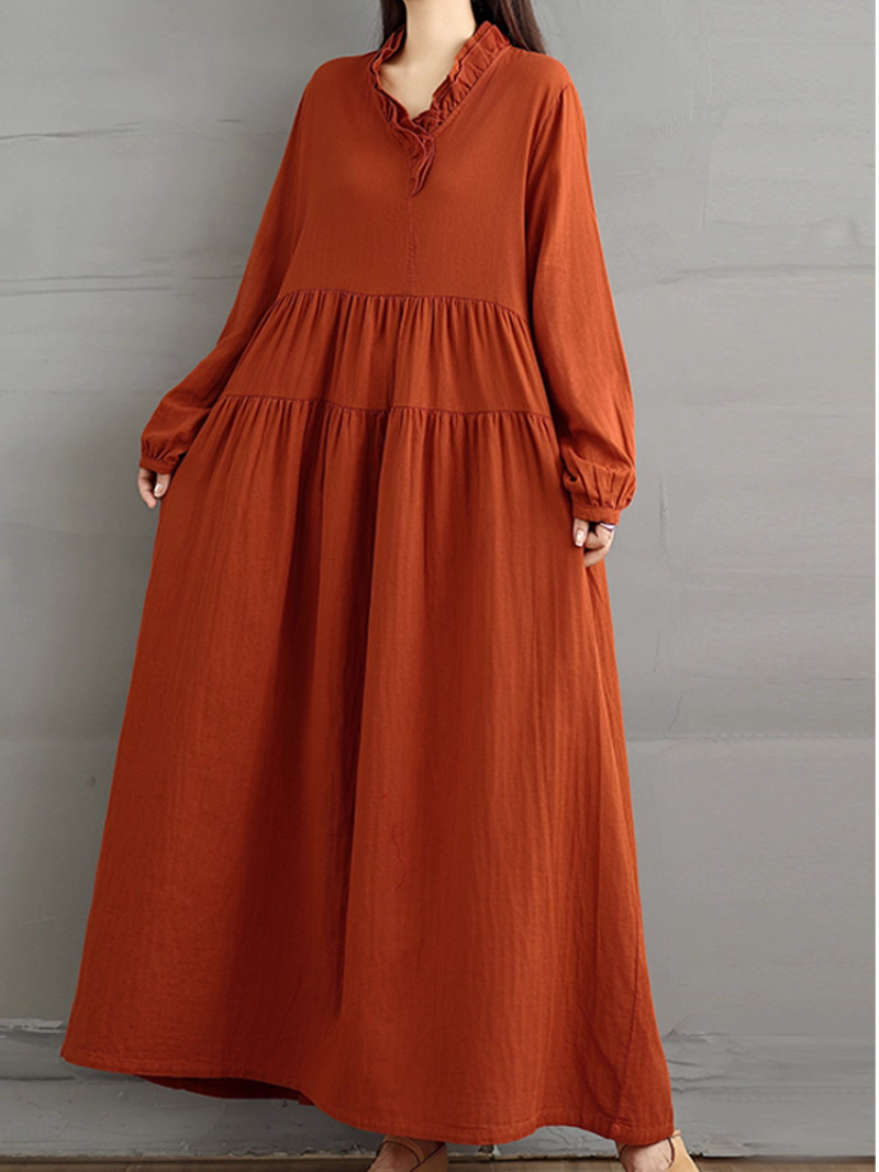 Breezy Women's Casual Loose Fit Smock Dress with Pockets | Eva Trends