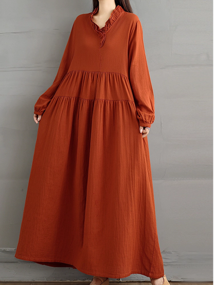 Breezy Women's Casual Loose Fit Smock Dress with Pockets | Eva Trends