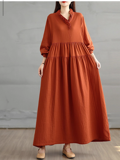 Breezy Women's Casual Loose Fit Smock Dress with Pockets | Eva Trends