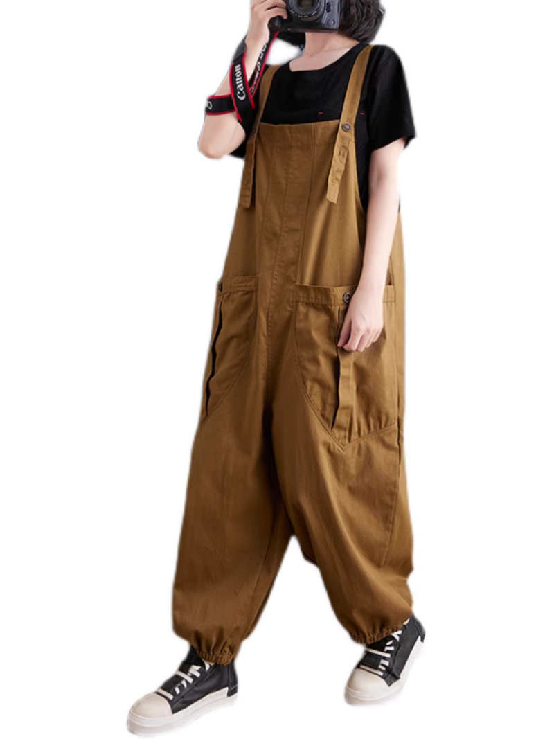 Solid Color Overalls - Comfy Everyday Fit | Eva Trends