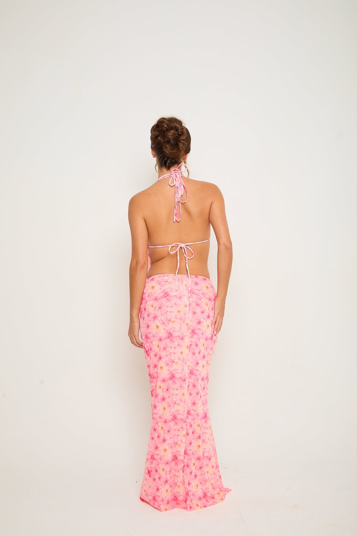 Miley Floral Maxi Dress | Pink