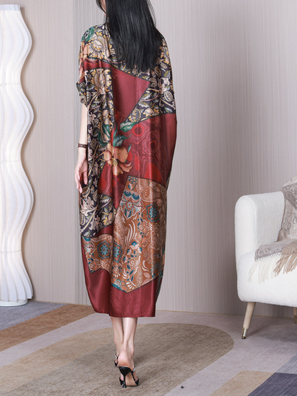 Tried So Hard Women's V-neck Loose A-line Dress