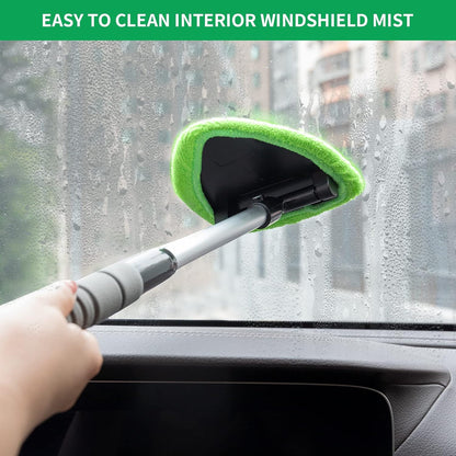 üî•Windshield Cleaning Tool‚Äî‚ÄîWith 4 Free Microfiber Pads and 1 Fog-Proof Agent