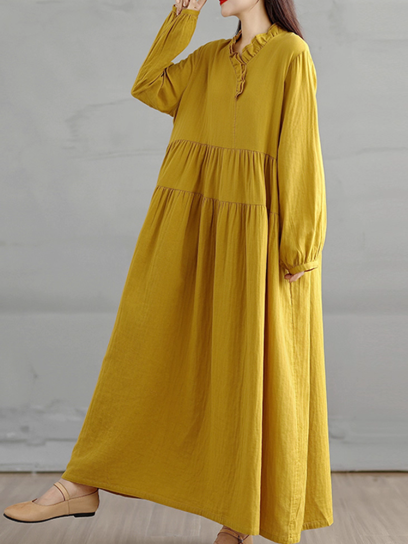 Casual Boho Long Smock Dress for Women | Eva Trends