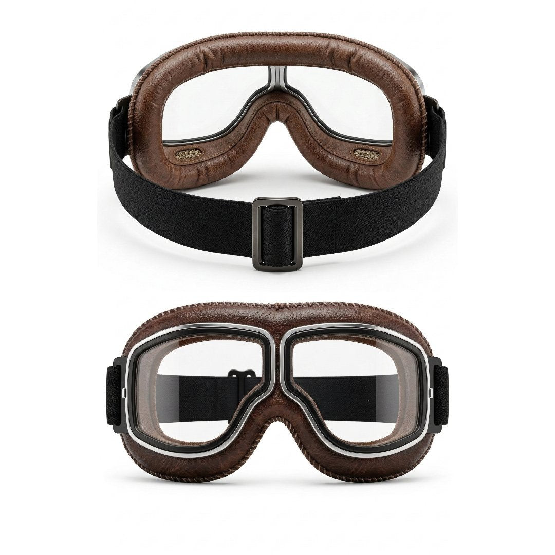 üï∂Ô∏è OTG Vintage Motorcycle Goggles (Fits Over Glasses)