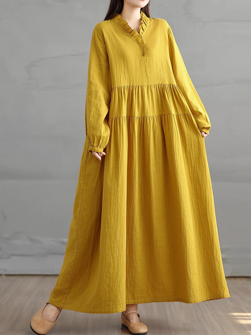 Casual Boho Long Smock Dress for Women | Eva Trends