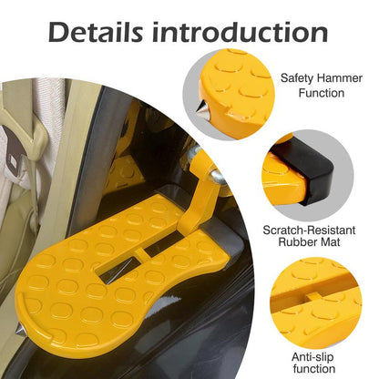 Dailyardtool¬Æ Count SUV Roof Step Assist, Car Door Hook-On Foot Pedal