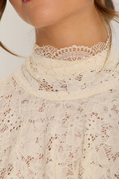 Carmen Lace Top | Cream