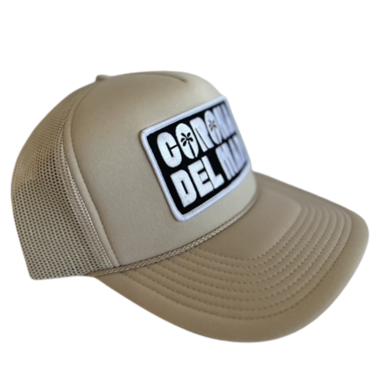 Corona Del Mar Palm Patch Trucker Hat