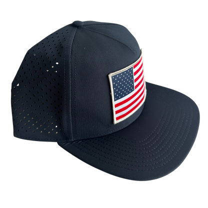 American Flag USA Mesh Tech Trucker