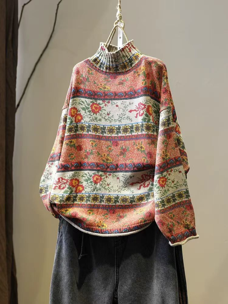 Women's Everyday Wear& Comfy with Turtle-Neck Sweater
