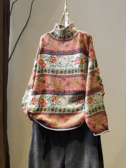 Women's Everyday Wear& Comfy with Turtle-Neck Sweater