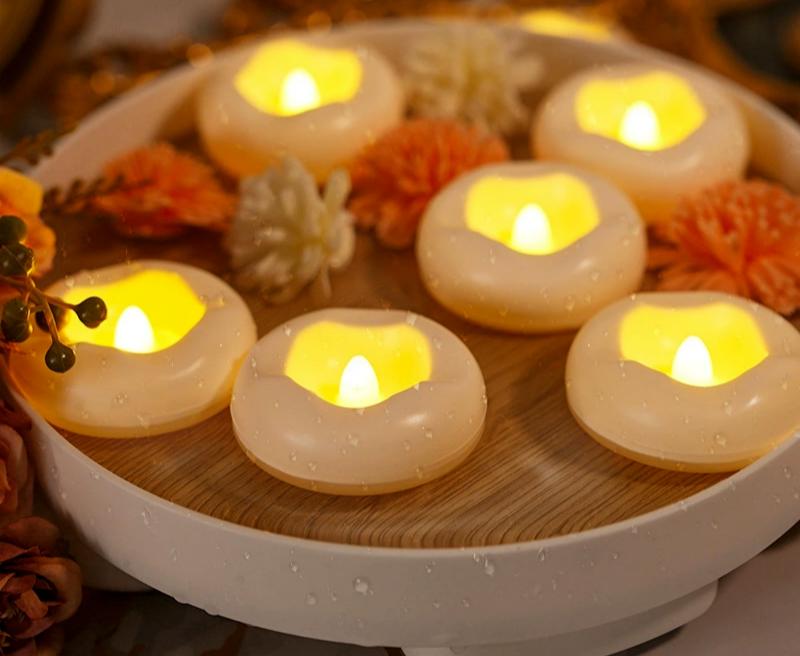 üïØÔ∏èWater-Activated Flameless Floating LED Candles ‚Äì Romantic Waterproof Glow for Any Occasion