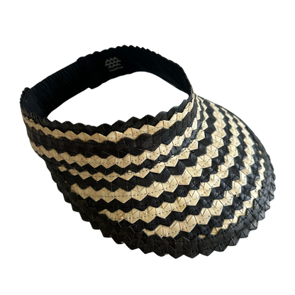Stripe Woven Playa Visor