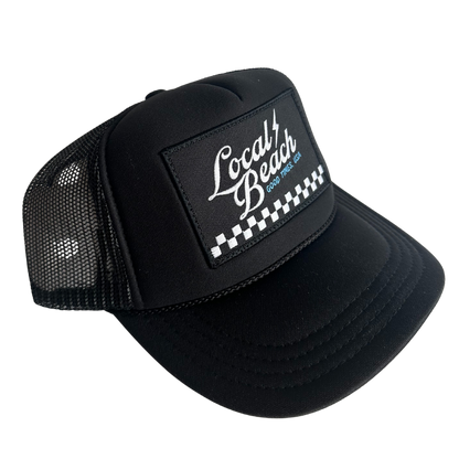 Local Beach Check Kids Trucker Hat