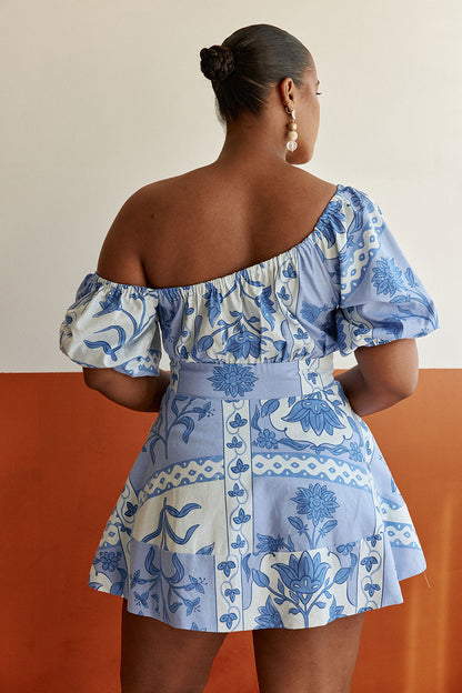 Teresia Dress - Palais Blue