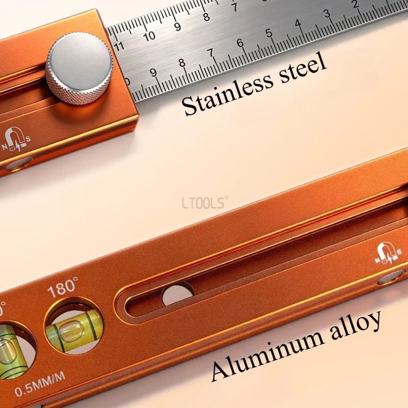 üìèMultifunctional Marking Level Ruler