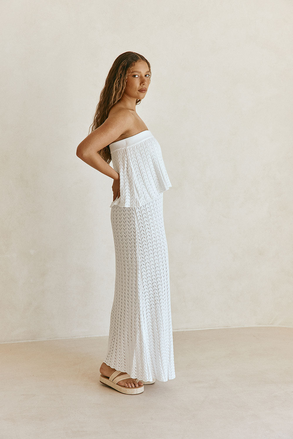 Maria Dress - White