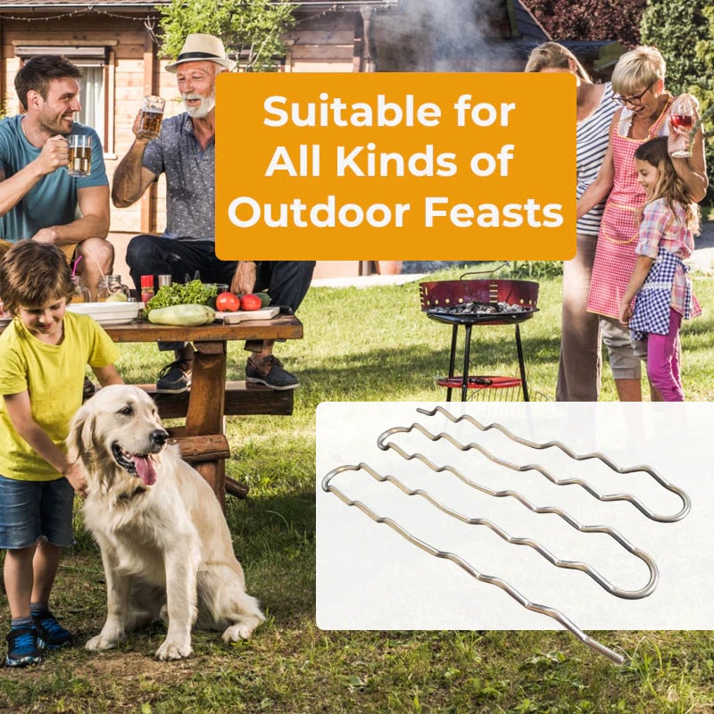 Dailyardtool¬Æ Grill Master Essential] BBQ Sausage Roller Rack