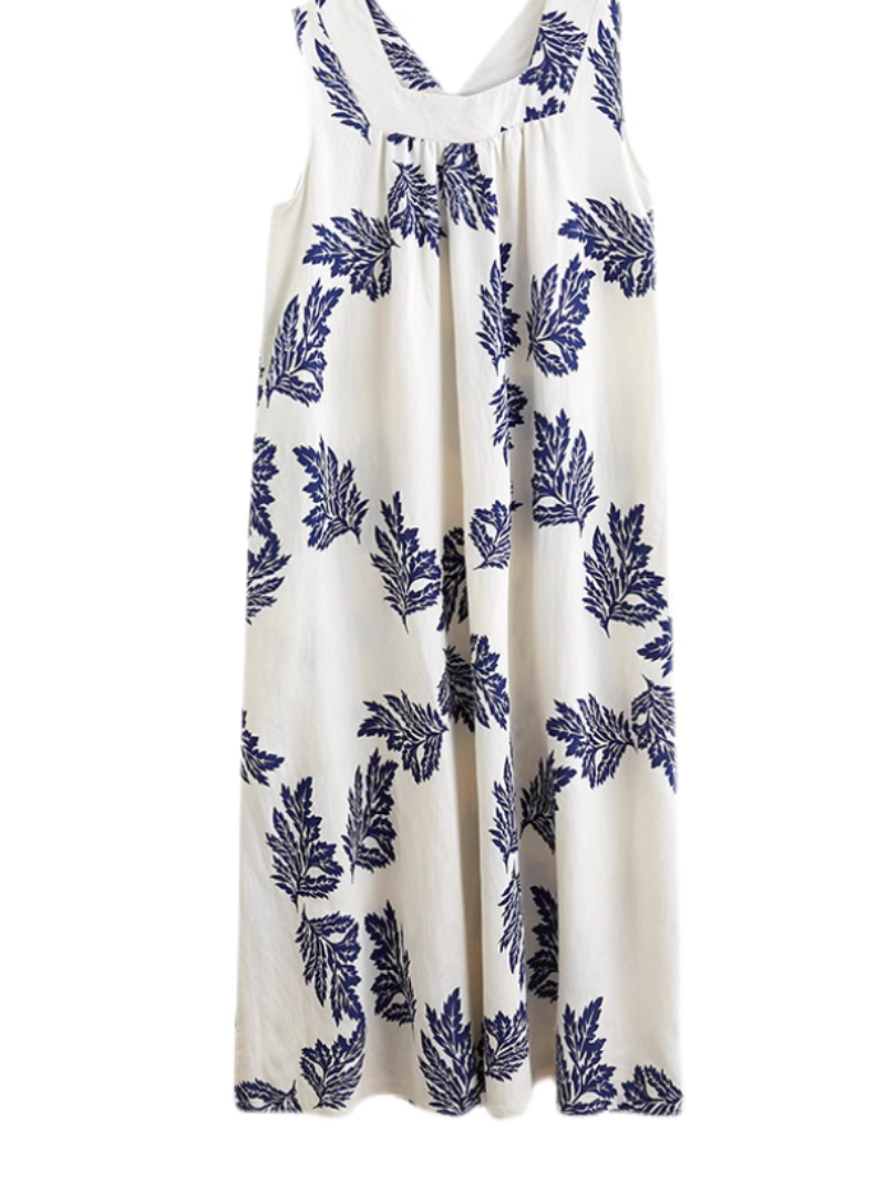Sleeveless Tiered Women's Comfy A-Line Dress