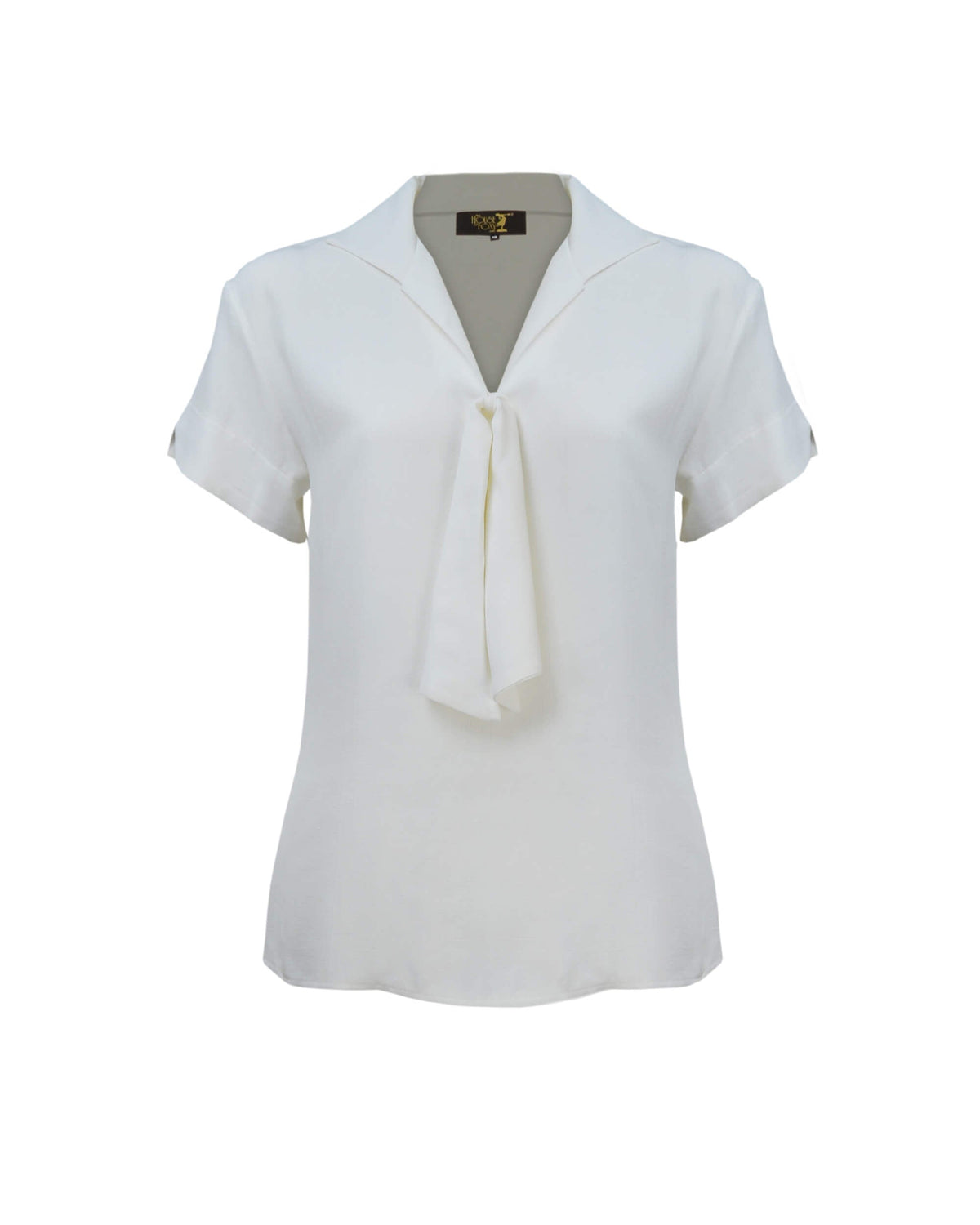 1930s Sailor Blouse - Ivory Crepe