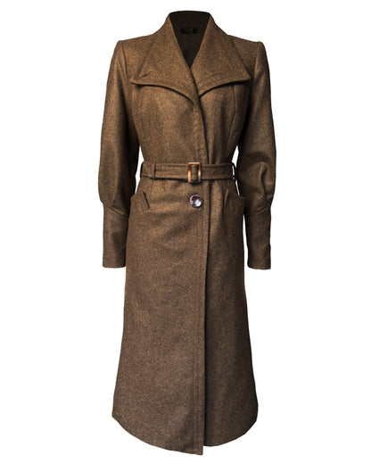 1930s Premium Wrap Coat - Mosswood