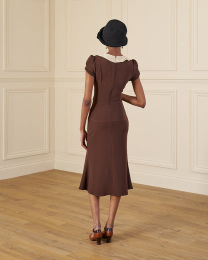 1930s Ginger Dress - Brown