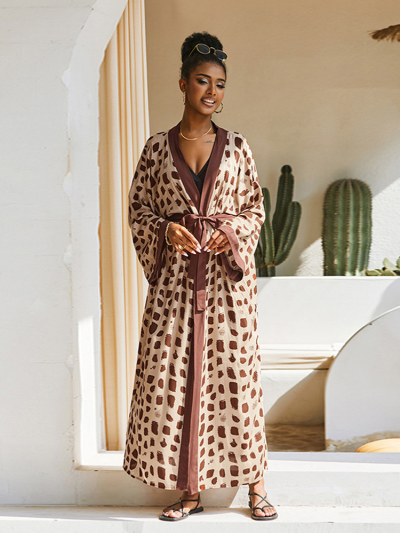 Beyond Imagination Women's Rayon Log Kimono Jacket