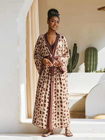 Beyond Imagination Women's Rayon Log Kimono Jacket